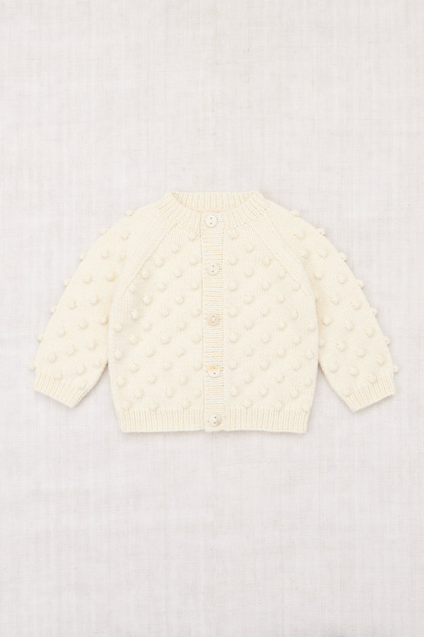Baby Popcorn Cardigan - Sugar