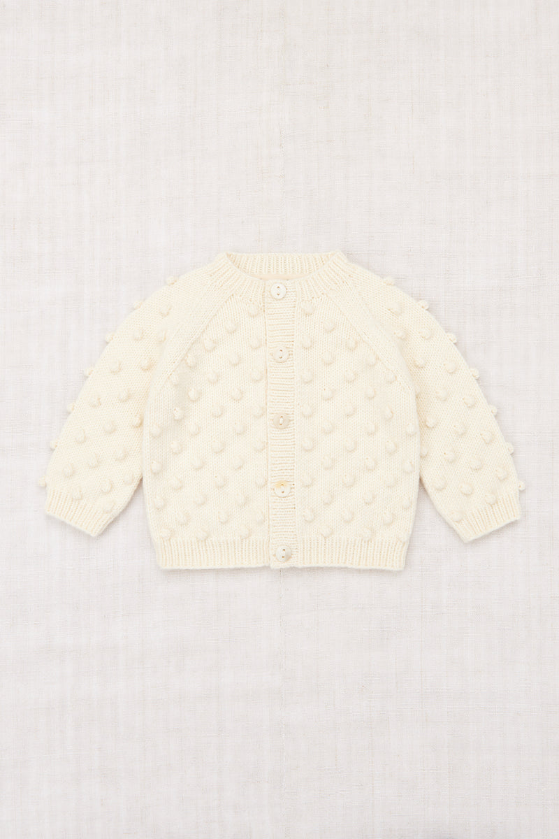 Baby Popcorn Cardigan - Sugar