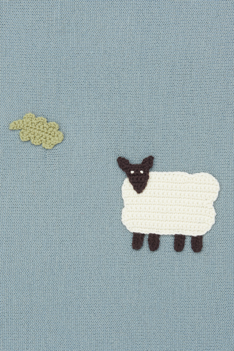 Baby Meadow Blanket - Overcast