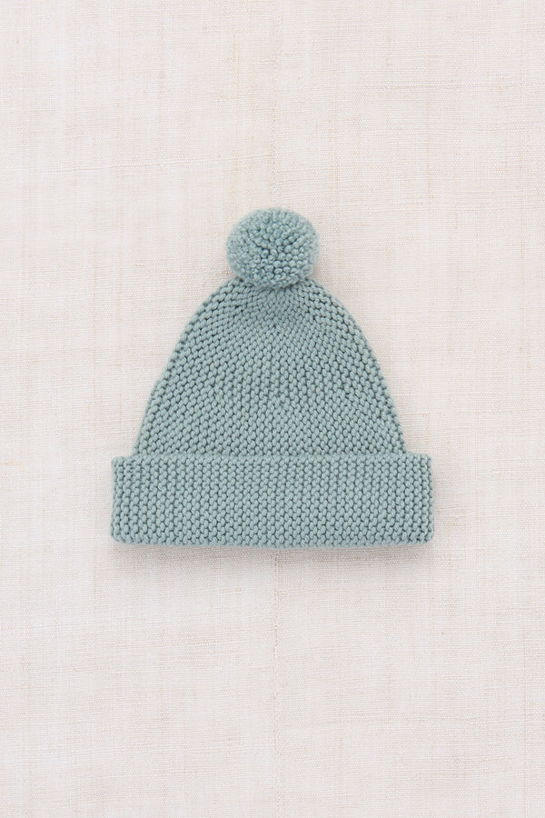 Baby Garter Hat - Overcast