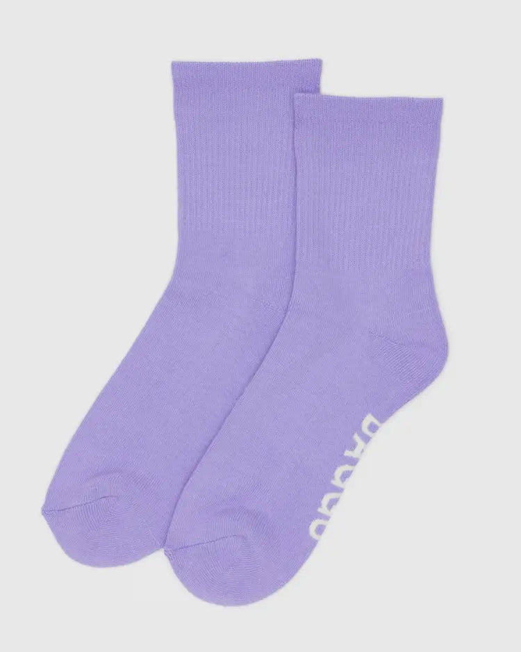 Ribbed Sock - Wisteria