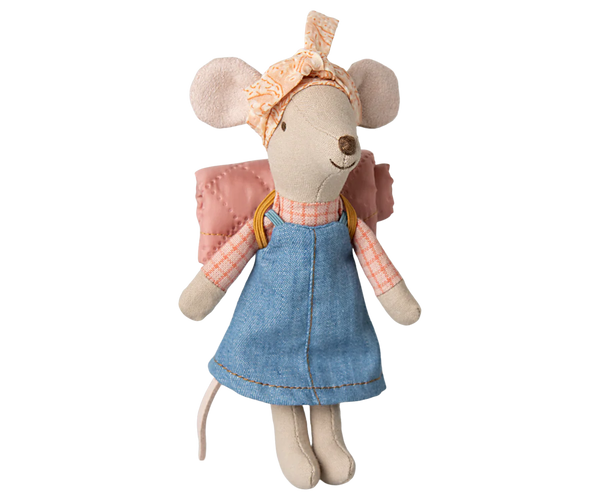 Hiker Mouse, Big Sister - Denim Dress