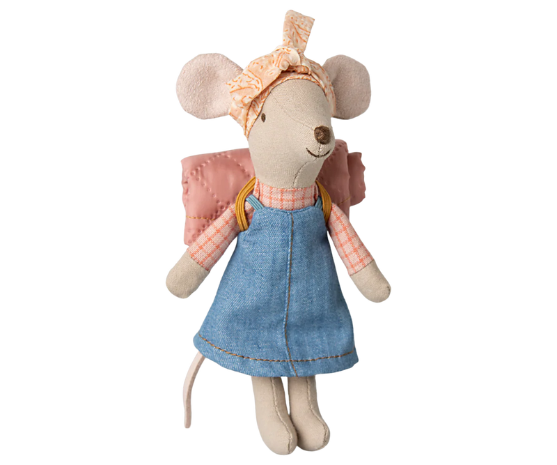 Hiker Mouse, Big Sister - Denim Dress