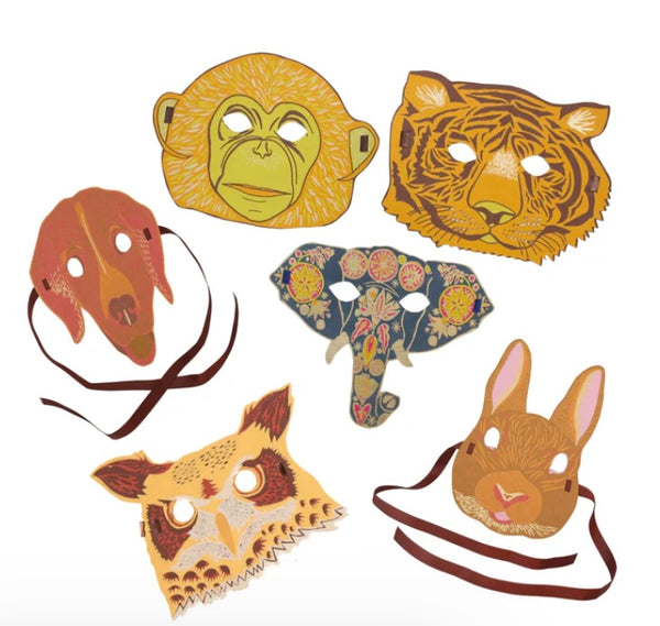 Animals Fancy Dress Mask Set