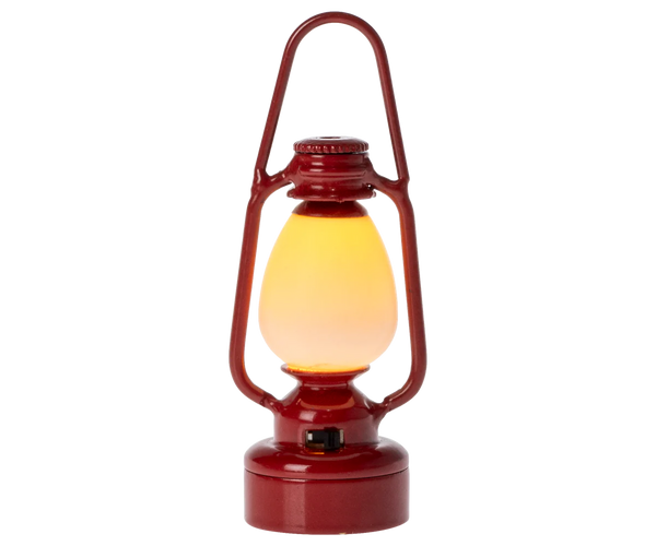 Vintage Lantern, Mouse - Red