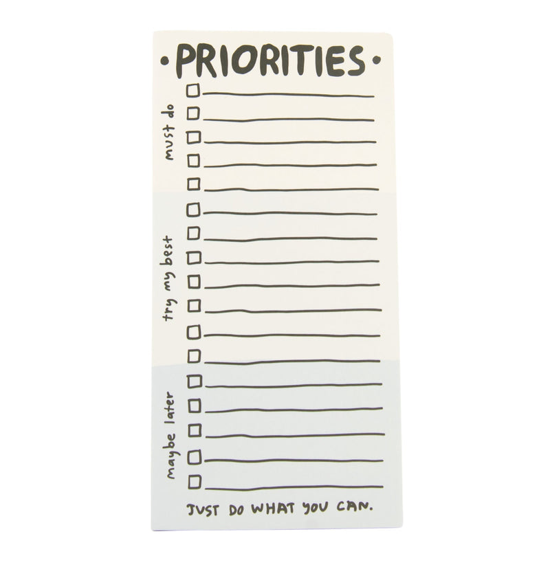 Priorities Notepad