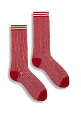 Women’s Nordic Birdseye Wool Cashmere Crew Socks