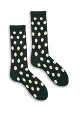 Women’s Dot Wool Cashmere Crew Socks
