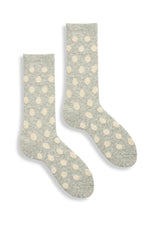 Women’s Dot Wool Cashmere Crew Socks