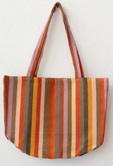 Cotton Canvas Tote - Striped