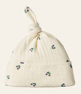 Pointelle Knotted Beanie