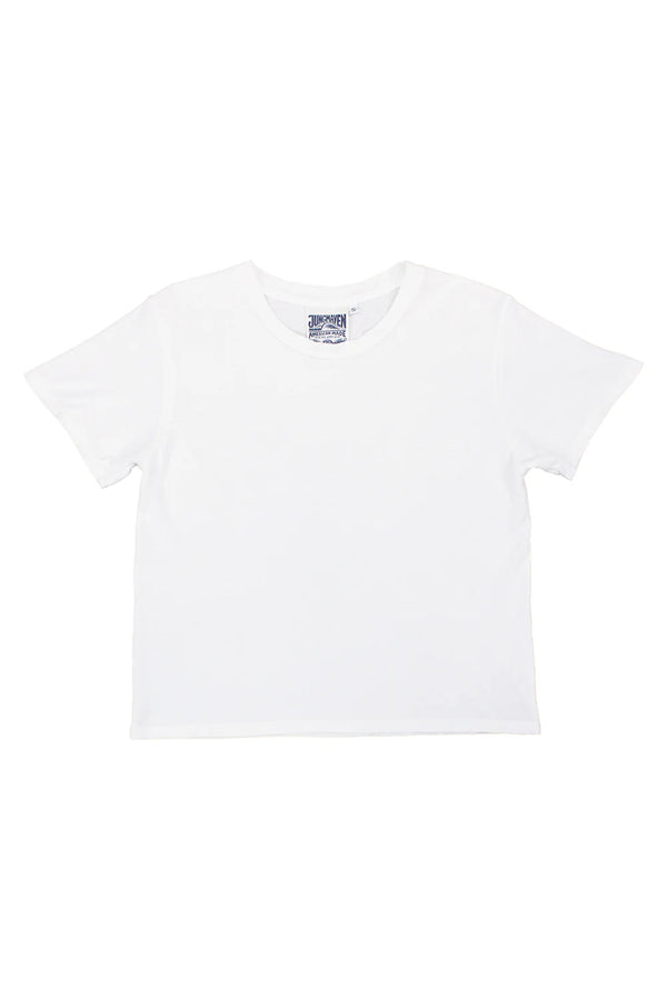 Cropped Ojai Tee - Washed White