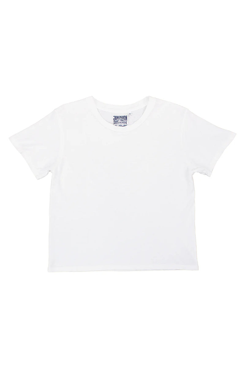 Cropped Ojai Tee - Washed White