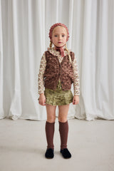 Auggie Popcorn Vest - Affogato