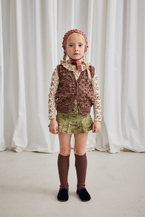 Auggie Popcorn Vest - Affogato