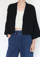 Lotus Cardigan - Black