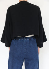 Lotus Cardigan - Black