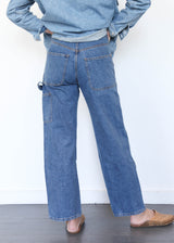 Patchfront Handy Pant - Cowboy Blue/Gold Stitch