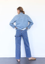 Patchfront Handy Pant - Cowboy Blue/Gold Stitch