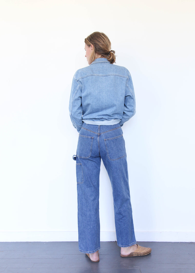 Patchfront Handy Pant - Cowboy Blue/Gold Stitch