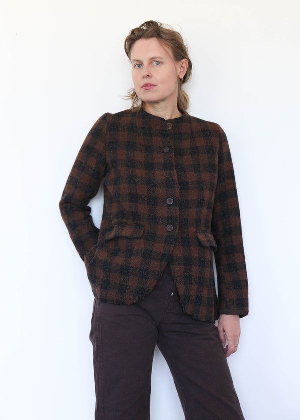 Veronika Jacket - Brown/Charcoal