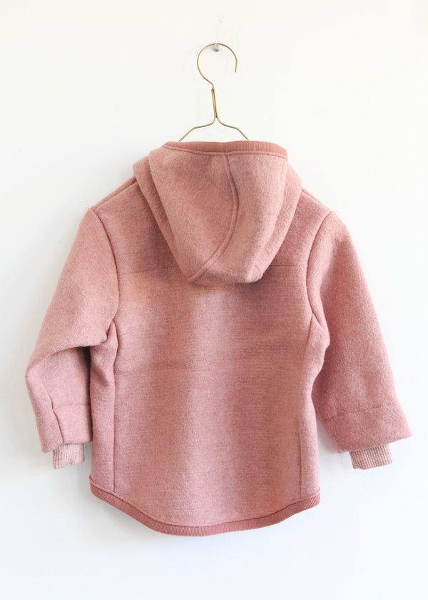 Children’s Boiled Wool Jacket - Rose