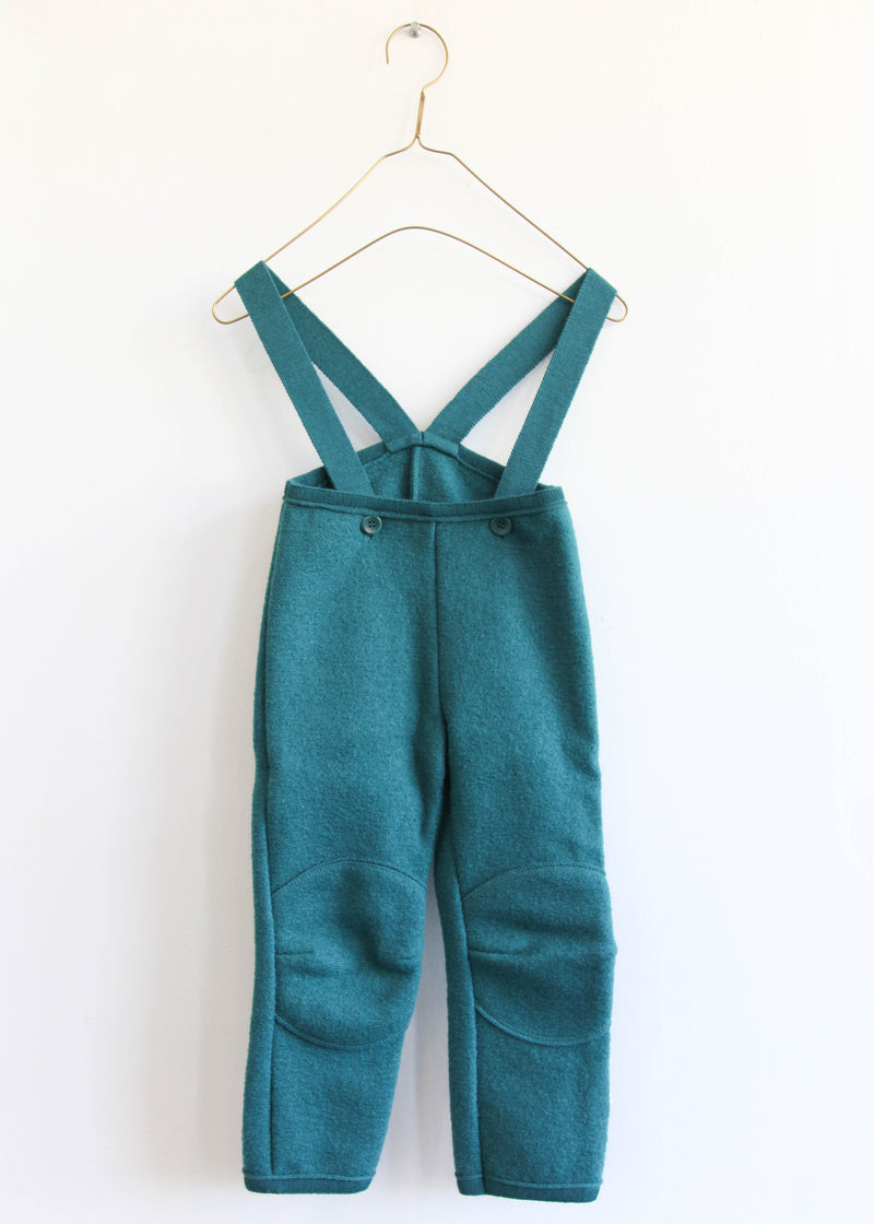 Children’s Boiled Wool Trousers - Marine