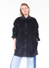 Corduroy Overshirt - Navy