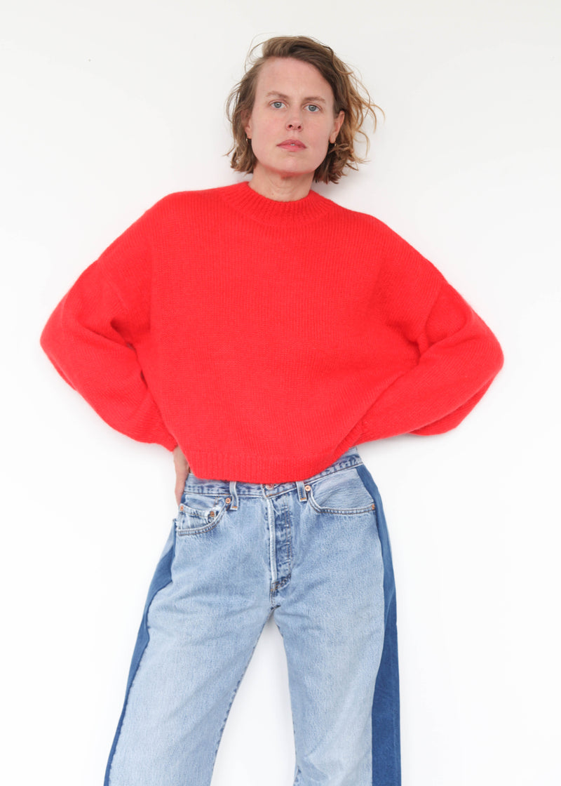 Mohair Sweater - Red