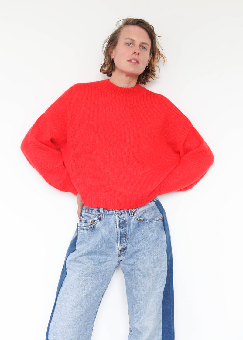 Mohair Sweater - Red