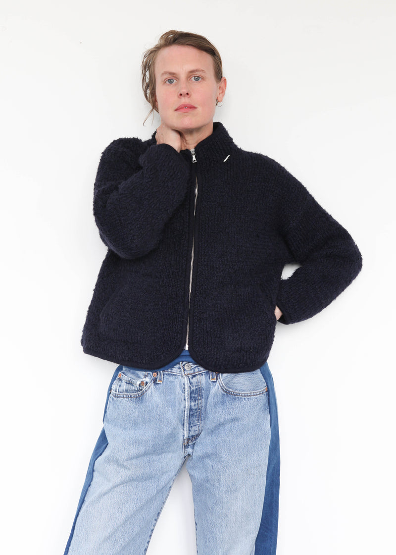 Teddy Jacket - Navy