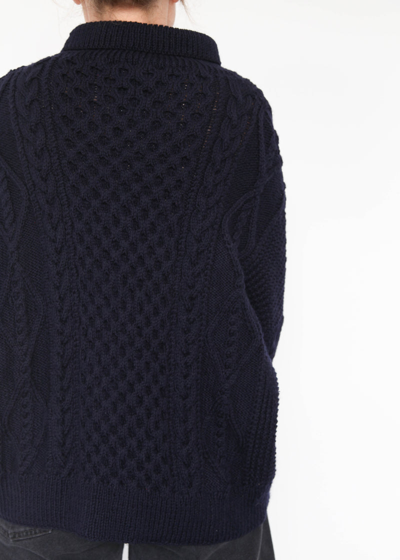 Fisherman Pullover - Midnight/One Size