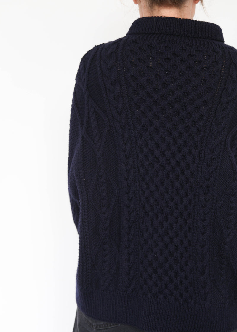 Fisherman Pullover - Midnight/One Size