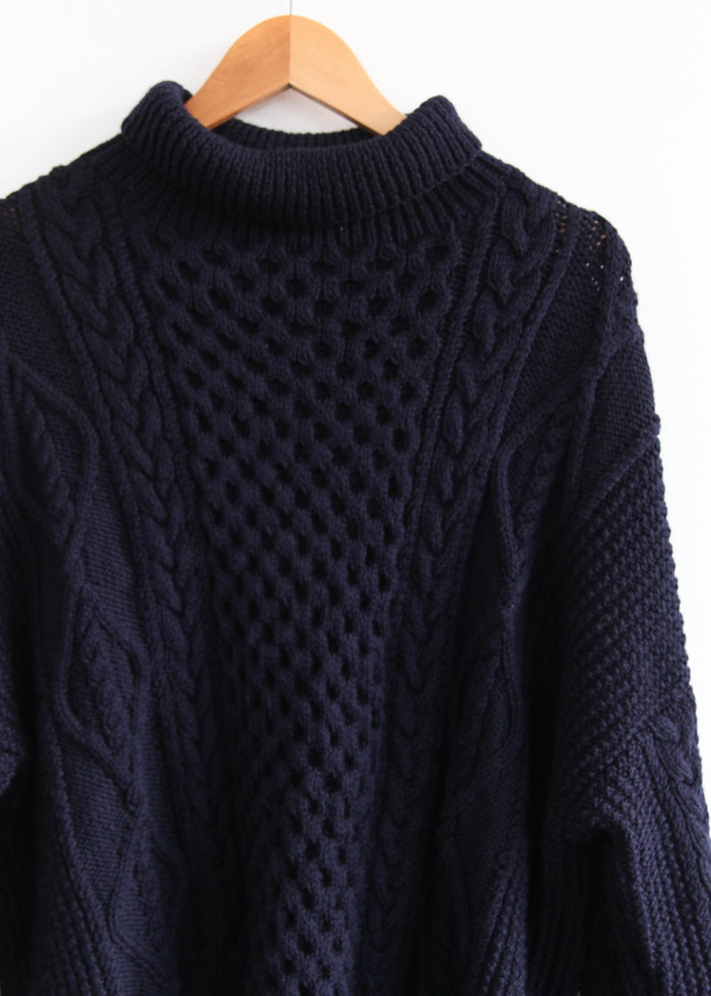 Fisherman Pullover - Midnight/One Size