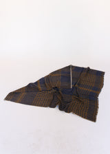 Echarpe Shawl Tweed Check - Indigo