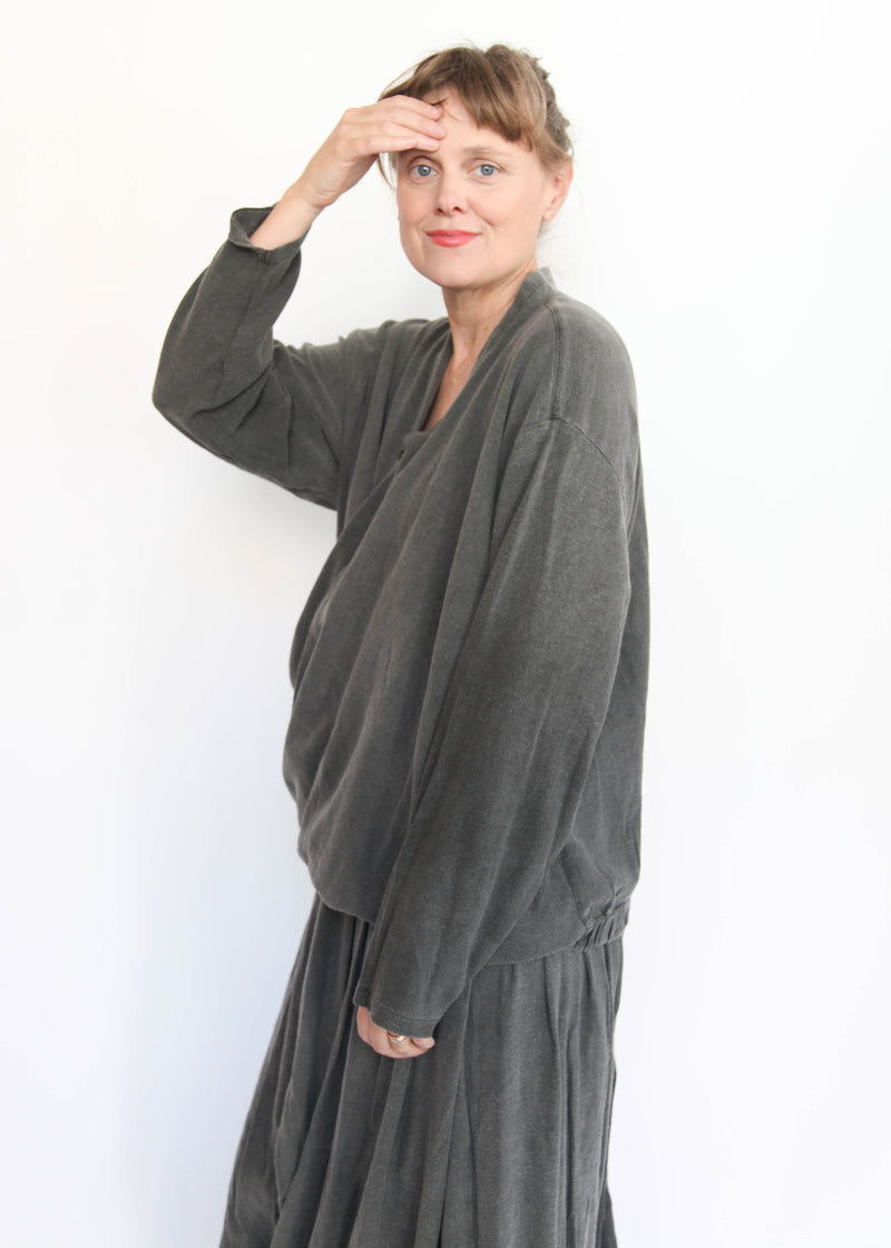 Drapy Shirt - Slate