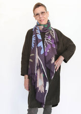Shawl GW2581 - Aubergine