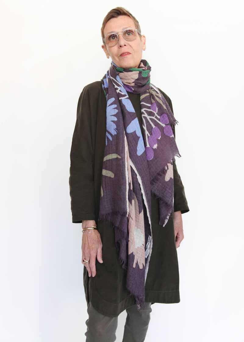 Shawl GW2581 - Aubergine