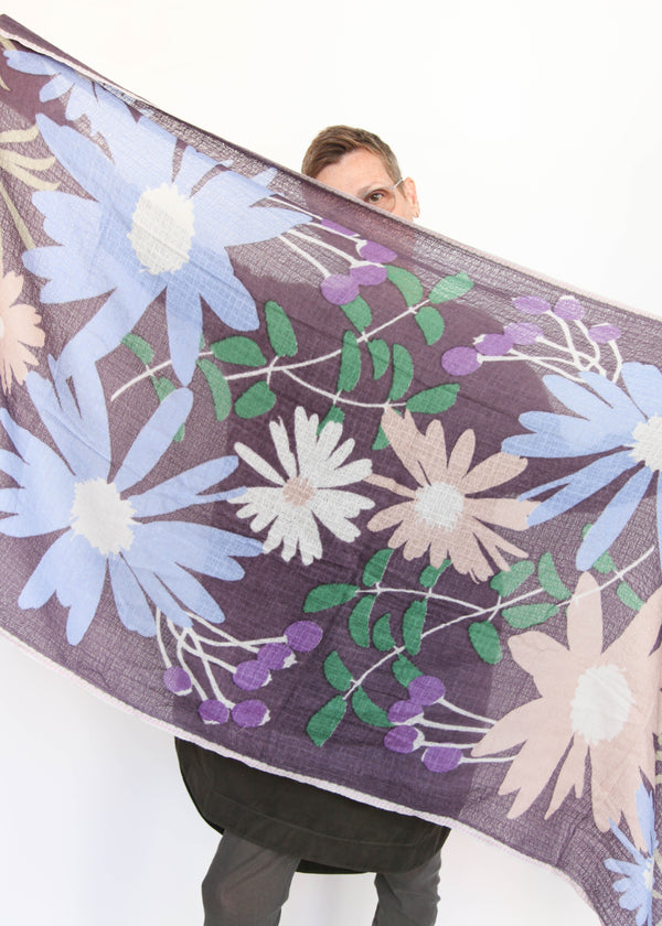 Shawl GW2581 - Aubergine
