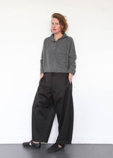 Wool Curved Pants - Java