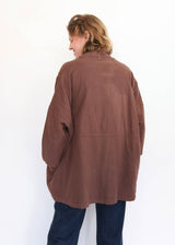 Haori Coat - Chocolate Brown