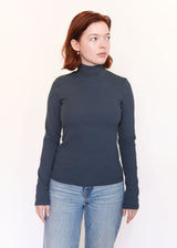 L/S Mockneck - Deep Teal