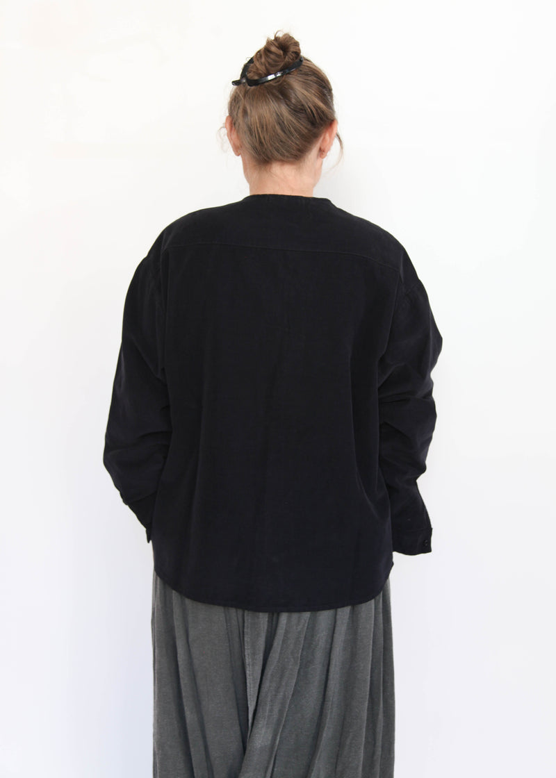 Nehru Shirt - Dark Navy