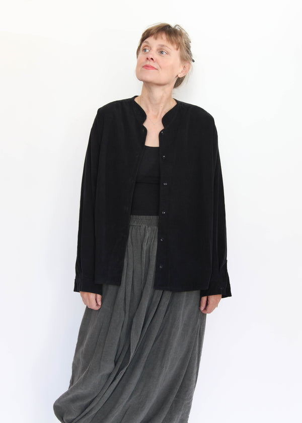 Nehru Shirt - Dark Navy