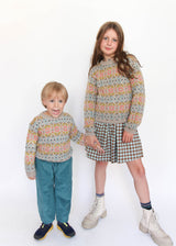 Alpaca Pattern Sweater - Multi