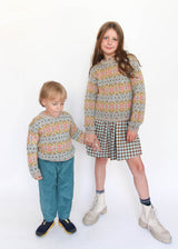 Alpaca Pattern Sweater - Multi