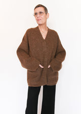 Double Face Cardigan - Rust