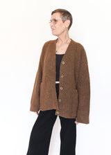 Double Face Cardigan - Rust