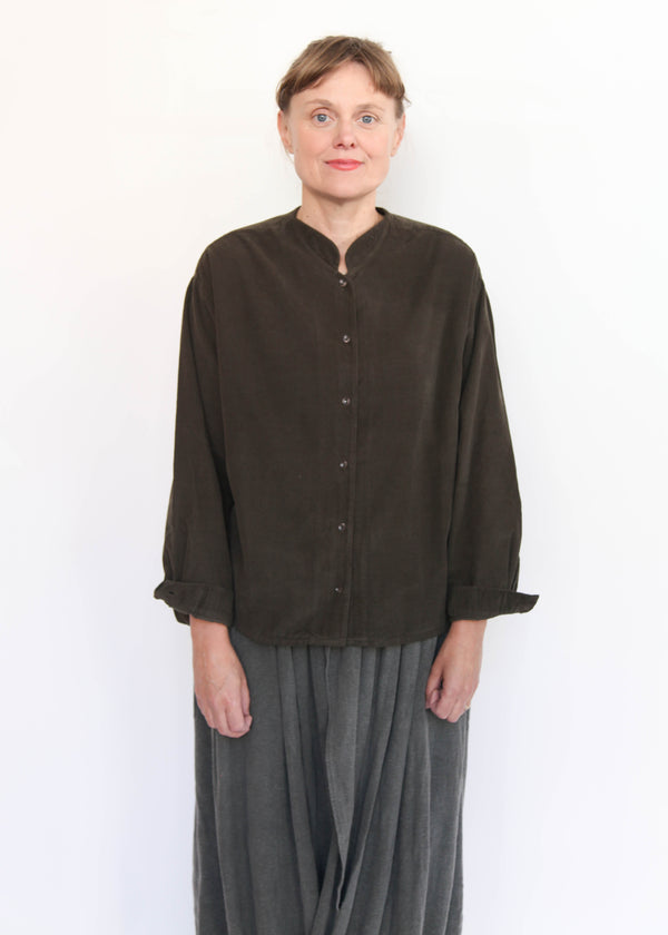 Nehru Shirt - Dark Forest