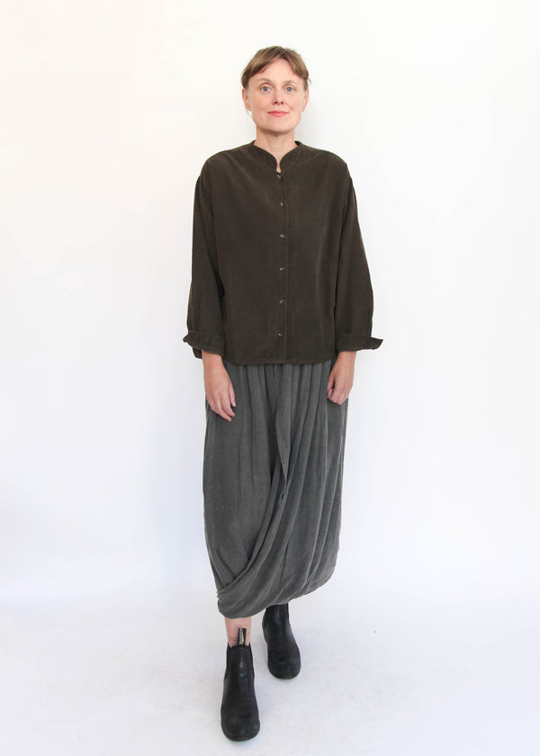 Nehru Shirt - Dark Forest